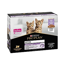 Purina Pro Plan Hindi Etli Yavru Kedi Maması (10 x 85 g)