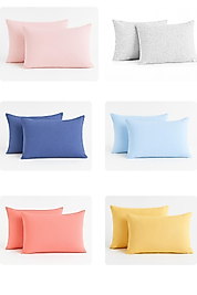 %100 PAMUK YASTIK KILIFI 50*70 ( 2 ADET)-GRİ