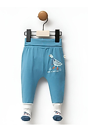 0-12 Ay Erkek Bebek Baskılı Patikli Alt