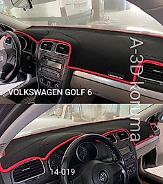 Volkswagen Golf 6 2008-2012 Konsol Torpido 3D Koruma