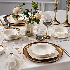 Schafer Rylty 24 Parça Yemek Takımı-Gold