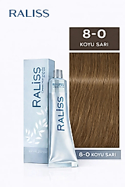 RALİSS SAÇ BOYASI 60 ML. (8-0 KOYU SARI)