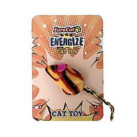 EuroCat Renkli Yumuşak Fare Kedi Oyuncağı (15 cm)