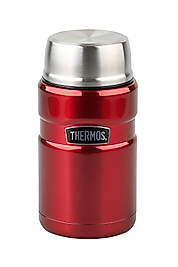 Thermos SK 3021 Çelik Yemek Termosu 710ml. Kırmızı (KAŞIK DAHİL)