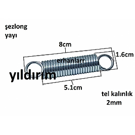 ŞEZLONG YAYI ŞEZLOG YAYI ÇELİK YAY 1.KALİTE