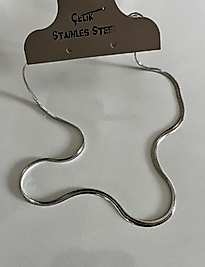 Çelik Kolyeler® İtalyan Ezme/Balık Sırtı Kolye 45cm