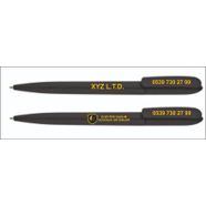 TÜKENMEZ KALEM MODEL 1 SİYAH 1000 ADET ÇİFT YÖN BASKI