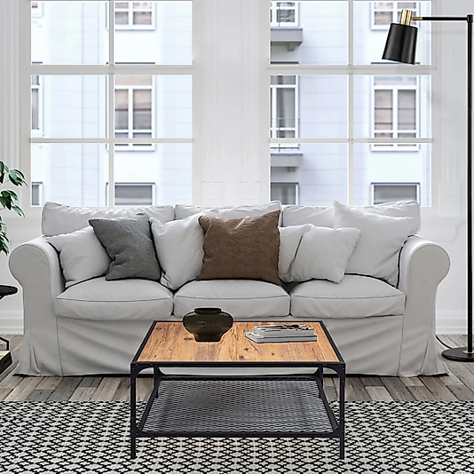 Venüs Dekoratif Orta Sehpa 90 X 60 Cm Atlantik Çam