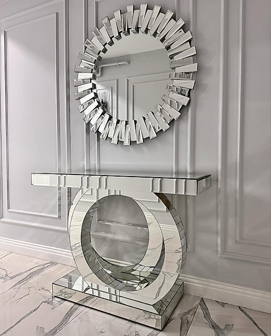 ÇİFT DAİRE GÜMÜŞ DRESUAR SETİ