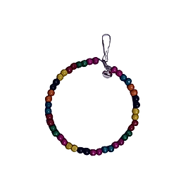 Boncuk Sarma Yuvarlak Kuş Oyuncağı