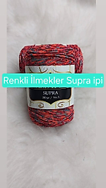Supra İpi Ebruli Sİmli Düz Renkler 200gr