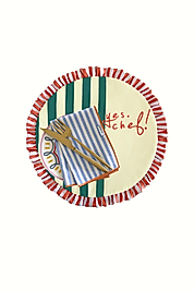 Fırfırlı Yuvarlak Amerikan Servis