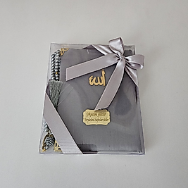 Gri Kurdeleli İpek Set