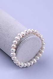 İnci Doğal Taş Bileklik 5 x 7