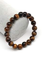 Kaplangözü Doğaltaş Bileklik 10 mm Fasetli Küre