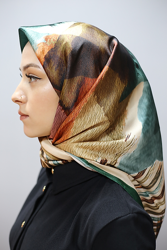 Akel Digital Kristal Eşarp 95 X 95