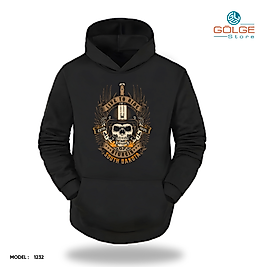 Motorcu Model Slimfit Kapüşönlu Hoodie Erkek kadın Sweatshirt