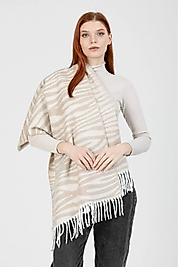 Bayan Şal Modelleri Zebra
