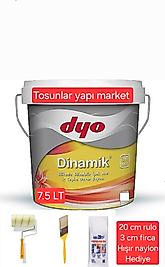 Dyo Dinamik İç Cephe Silikonlu Silinebilir İpek Mat Boya 7,5 Lt