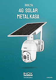ÖZKAM KAMERA 3MP Su Geçirmez 4G SİM KART DESTEKLİ PTZ SOLAR Bulut Kayıt Destekli KAMERA