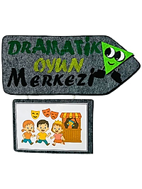 Okul Öncesi Öğrenme Merkezi panosu DRAMATİK OYUN MERKEZİ