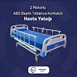 2 Motorlu Abs Başlık Tabanca Korkuluk Hasta Yatağı