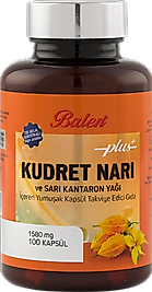 Balen Kudret Narı ve Sarı Kantaron Yağı İçeren Yumuşak Kapsül