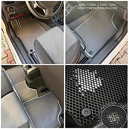 Opel Corsa C 2000 - 2006 Akıllı Premium Eva Oto Paspas (Aksesuarlar Fiyata Dahil Değildir)