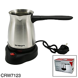 CROWN ÇELİK ELEKTRİKLİ CEZVE 600 W (6 KİŞİLİK)