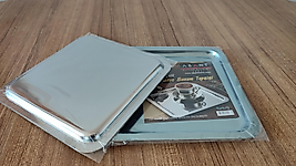 SUNUM TEPSİSİ 21*21 cm ABANT KARE METAL