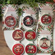 Yeni Yıl Karışık Desen Hediyelik Cep Aynası