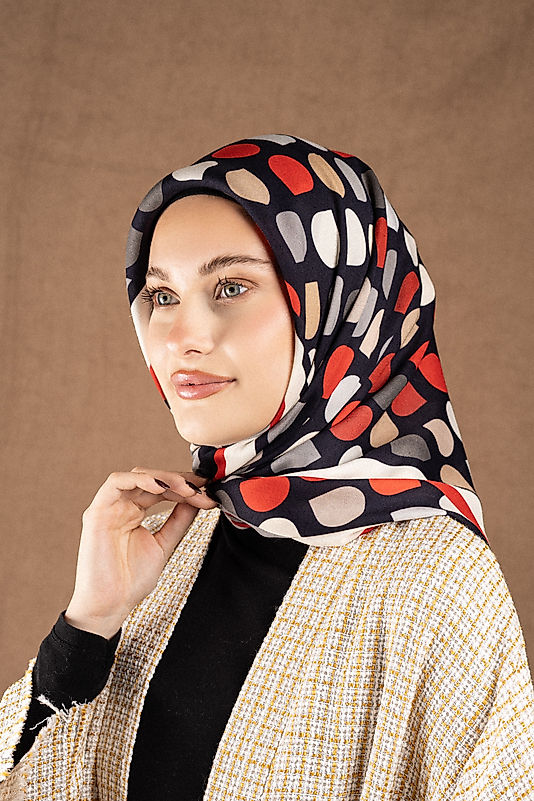 DESENLİ FLOSSY SİLK EŞARP