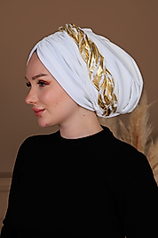 drapeli dolgulu örgü bone