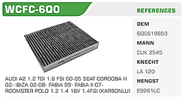 AUDI A2 1.2 TDI 1.6 FSI 00-05 SEAT CORDOBA III  02- IBIZA 02-08- FABIA 99- FABIA II 07-  ROOMSTER POLO 1.2 1.4 16V 1.4FSI (KARBONLU)