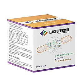 LACTOFERMİN/ Laktoferrin - Glutamin - Çinko 60 Kapsül