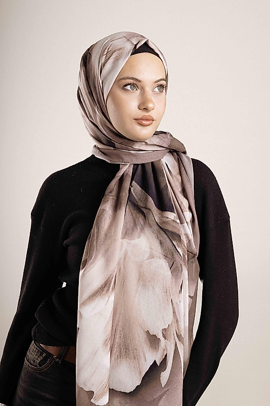 FLOOR İPEK ŞAL İTALYAN DİKİŞİ DESEN-3