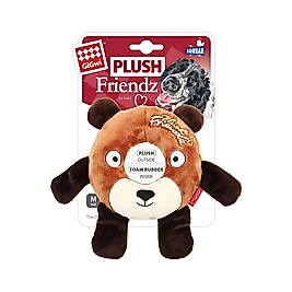 GiGwi Plush Friendz Simit Ayı Peluş Köpek Oyuncağı