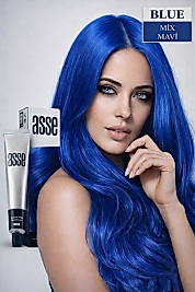 ASSE SAÇ BOYASI 60 ML. (MİX - MAVİ)