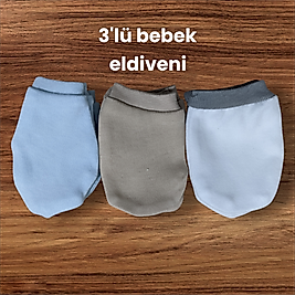 3'lü bebek eldiveni