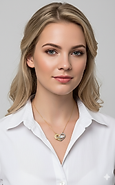 K014 AYRILAN KALP MODEL ANAHTARLI KOLYE