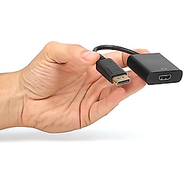 Display Port to Hdmi Dönüştürücü Siyah Renk