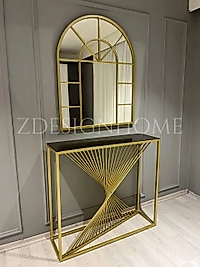 80X100 CM AYNA, 90X30X100 CM DRESUAR GOLD Z-17