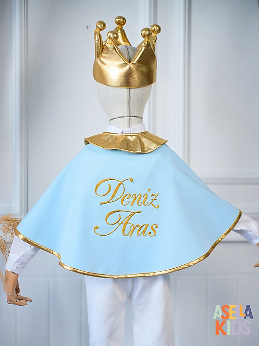 Pelerin ve Taç (Nakış İşleme Dahil)