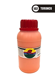 Desen Kumaş Boyası 250 ML - Turuncu No:102