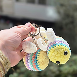 Anahtarlık arılı pofuduk