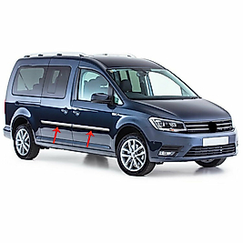 Volkswagen Caddy Krom Kapı Çıtası (4prç)  2015-2020 Arası P.Çelik