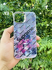 iPhone 13-14 Uyumlu Supreme Desenli Telefon Kılıfı