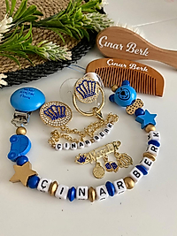 Taçlı Emzik Seti ve Tarak Fırça Seti