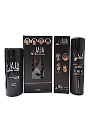 Fibers Saç Topiği Siyah 50 gr + Dolgunlaştırıcı Dip Kapatıcı Sprey Siyah 150 ml