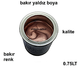 BAKIR YALDIZ BOYA 0.75LT
